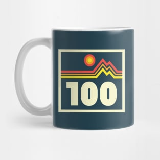 100 Mile Trail and Ultra Running Mountains Mug